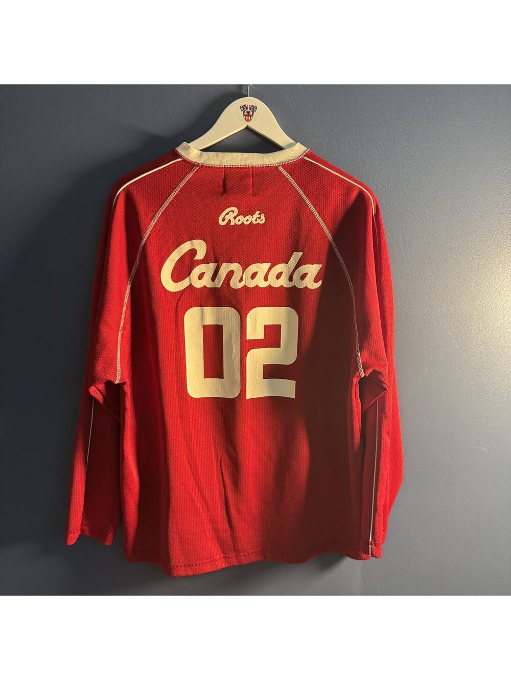Roots 2002 Salt Lake City Olympics Team Canada Jersey Small Made in Canada Y2K - Picture 3 of 8